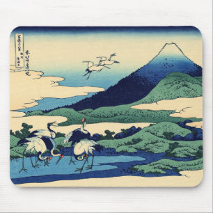 Katsushika Hokusai - Umegawa in de provincie Sagam Muismat