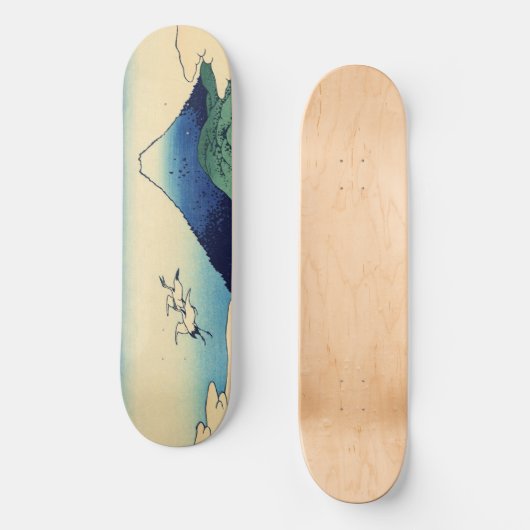 Katsushika Hokusai - Umegawa in de provincie Sagam Persoonlijk Skateboard (Voorkant)