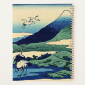Katsushika Hokusai - Umegawa in de provincie Sagam Planner (Achterkant)