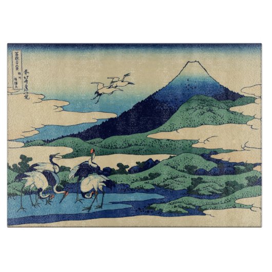 Katsushika Hokusai - Umegawa in de provincie Sagam Snijplank (Voorkant)