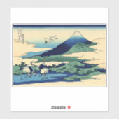 Katsushika Hokusai - Umegawa in de provincie Sagam Sticker (Vel)