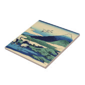 Katsushika Hokusai - Umegawa in de provincie Sagam Tegeltje (Zijkant)