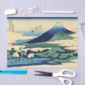 Katsushika Hokusai - Umegawa in de provincie Sagam Tissuepapier (Craft)