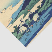 Katsushika Hokusai - Umegawa in de provincie Sagam Tissuepapier (Detail)