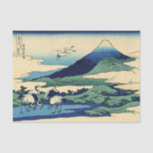 Katsushika Hokusai - Umegawa in de provincie Sagam Tissuepapier (Voorkant)