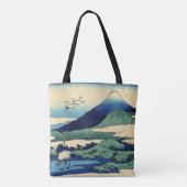 Katsushika Hokusai - Umegawa in de provincie Sagam Tote Bag (Achterkant)