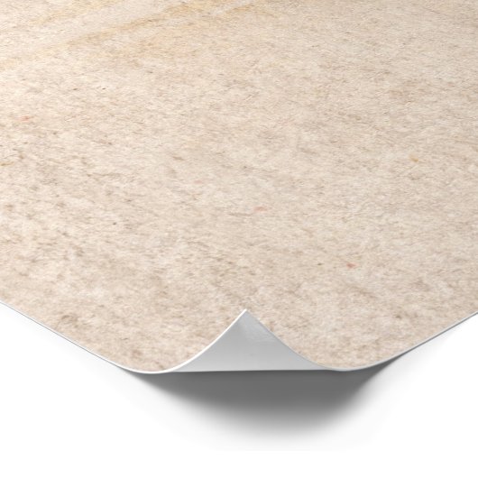 Katsushika Hokusai, vogels en zonsondergang (1814) Poster (Hoek)