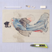 Katsushika Hokusai | Vrouw, portret met volledige Tissuepapier (Craft)