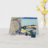 Katsushika Hokusai - Watermill te Onden Kaart (Gele Bloem)