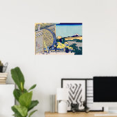 Katsushika Hokusai - Watermill te Onden Poster (Thuiskantoor)