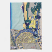 Katsushika Hokusai - Watermill te Onden Theedoek (Verticaal)