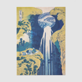 Katsushika Hokusai - Waterval bij Amida Tissuepapier