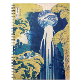 Katsushika Hokusai - Waterval van Amida Notitieboek