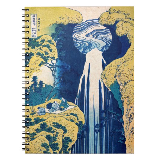 Katsushika Hokusai - Waterval van Amida Notitieboek (Voorkant)