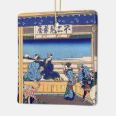 Katsushika Hokusai - Yoshida op de Tokaido Keramisch Ornament (Links)