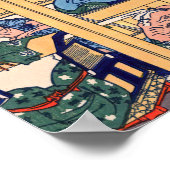 Katsushika Hokusai - Yoshida op de Tokaido Poster (Hoek)