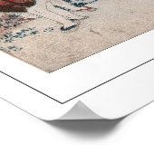 Katsushika Hokusai Zedign Art Poster #4 (Hoek)