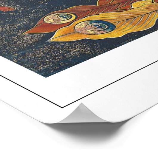 Katsushika Hokusai Zedign Art Poster #50 (Hoek)