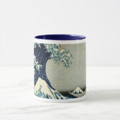 Katsushika Hokusai's De Grote Golf van Kanagawa Mok (Midden)