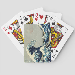 Katsushika Hokusai's De Grote Golf van Kanagawa Pokerkaarten
