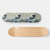 Katsushika Hokusai's De Grote Golf van Kanagawa Skateboard (Horizontaal)