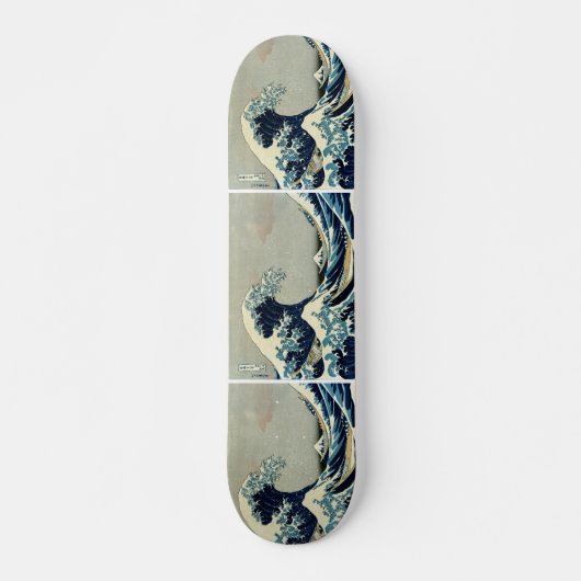 Katsushika Hokusai's De Grote Golf van Kanagawa Skateboard (Voorkant)