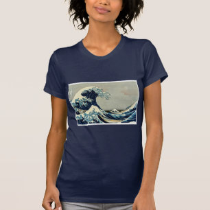 Katsushika Hokusai's De Grote Golf van Kanagawa T-shirt