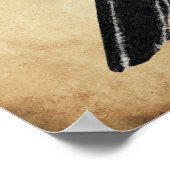 Katsushika Hokusai's Kraai 1814 Poster (Hoek)