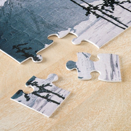 Katsuyama Buurt door Hiroaki Takahashi Legpuzzel (Zijkant)