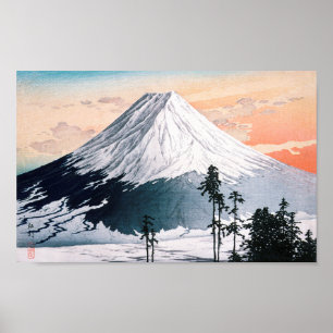 Katsuyama Buurt door Hiroaki Takahashi Poster