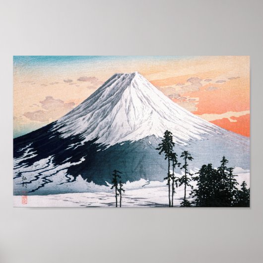 Katsuyama Buurt door Hiroaki Takahashi Poster (Voorkant)