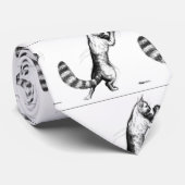 Katt springt2 stropdas (Opgerold)