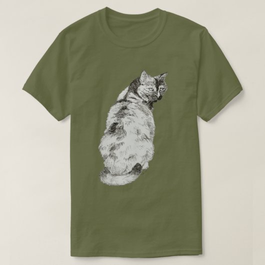 Katt T-shirt (Design voorkant)