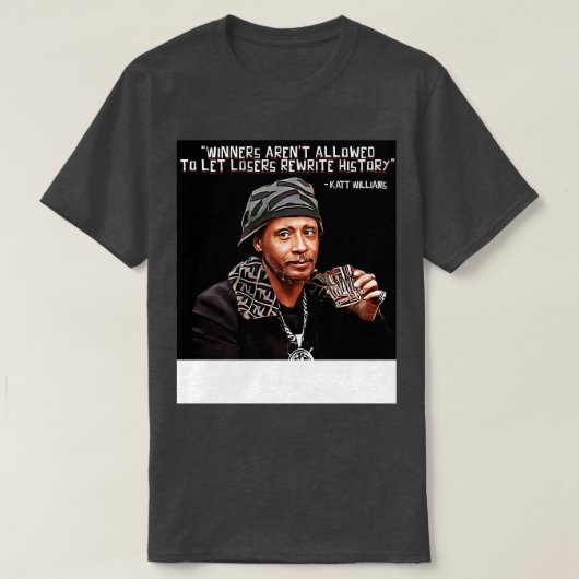 Katt Williams Winnaars Losers Baseball TShirt (Design voorkant)