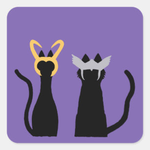 Katta Gods Vierkante Sticker