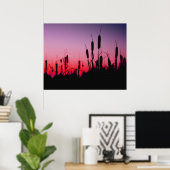 Kattails in de zon poster (Thuiskantoor)