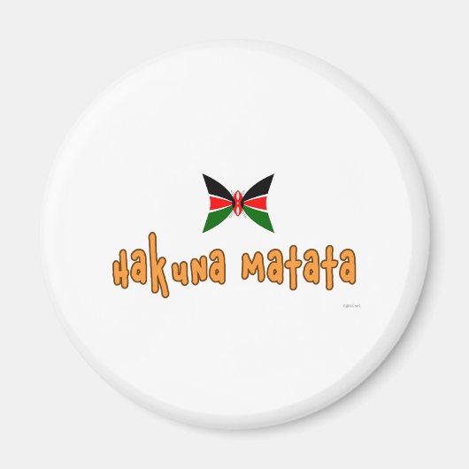 KattCraft: Hakuna Matata Magneet (Voorkant)