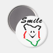 KattCraft: Keniaanse glimlach Magneet (Voorkant / Achterkant)