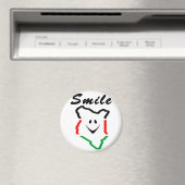 KattCraft: Keniaanse glimlach Magneet (Insitu (Vaatwasser))