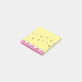 Katte-emoji-kunst 2 post-it® notes (Schuin)