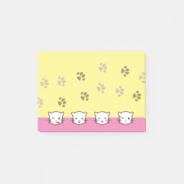 Katte-emoji-kunst 2 post-it® notes