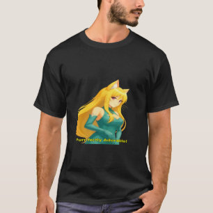 Katte Meisje Liefde Lang T-shirt