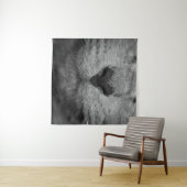 KATTE NOSE IN ZWARTE EN WITTE WANDKLEED (In Situ (horizontaal))