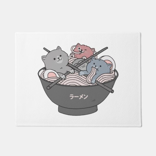Katte Ramen Kawaii Deurmat (Voorkant)