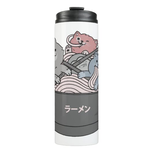 Katte Ramen Kawaii Thermosbeker (Voorkant)