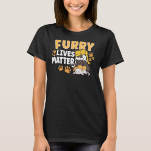 KATTE REDDINGSRECHTEN VOOR DIERENRECHTEN RECUE CAT T-SHIRT