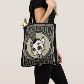 KATTE STEAMPUNK KITTY KATT ALLE OVER DE CANVAS TAS (Dichtbij)