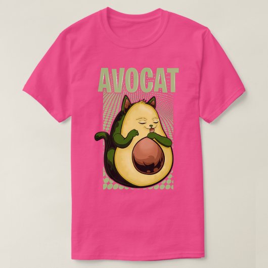 katteavocado grappig t-shirt (Design voorkant)