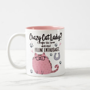 Kattebel? Grappig Kattenliefhebber Cadeau Tweekleurige Koffiemok