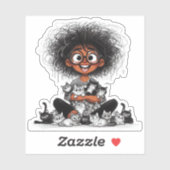 Kattebel sticker (Vel)
